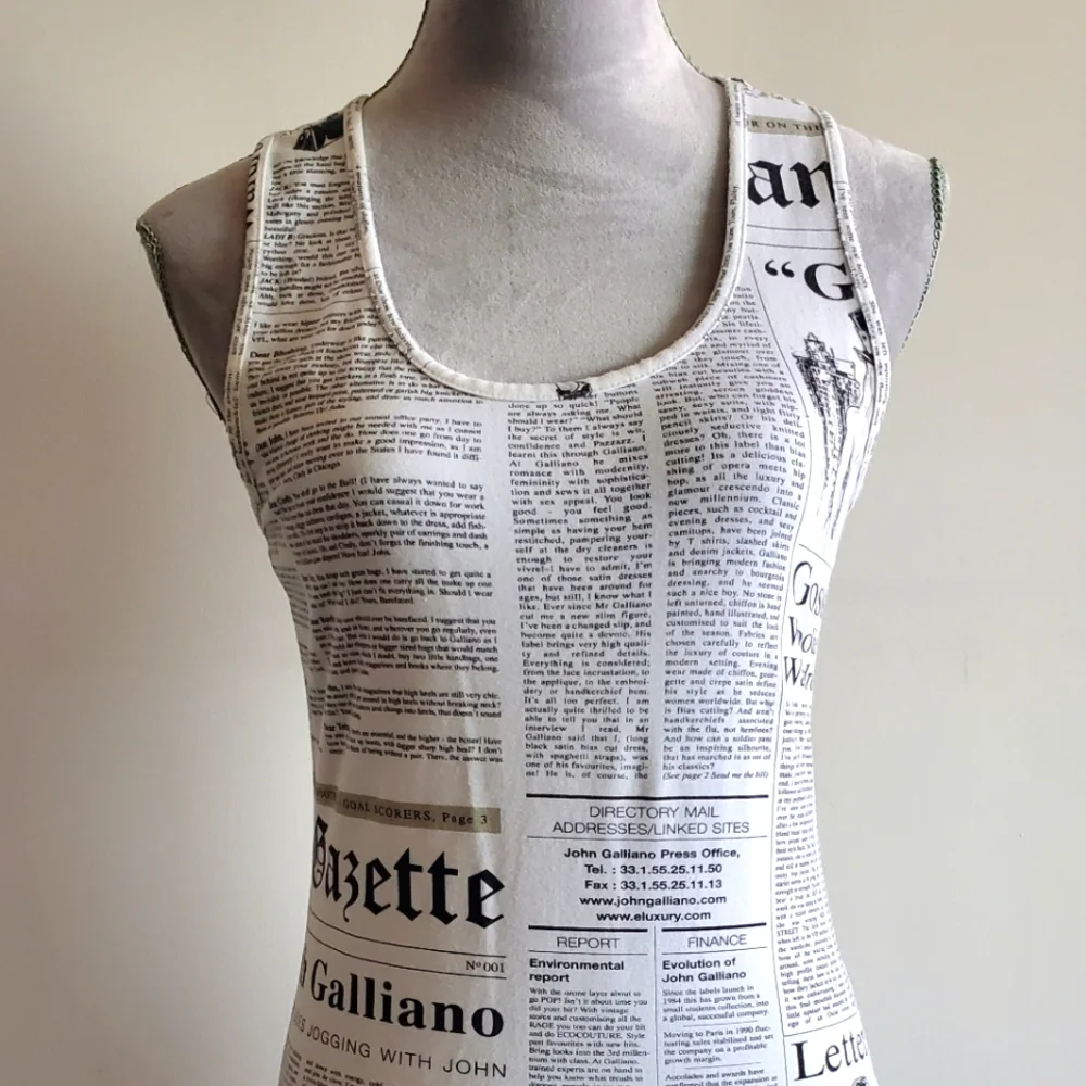 GALLIANO Racerback Dress - Picture 4 of 14